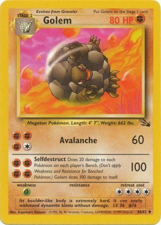 Fossil - 036/062 - Golem
