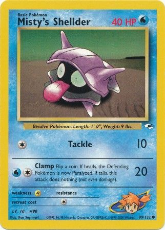 Gym Heroes - 089/132 - Misty's Shellder