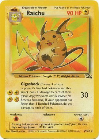 Fossil - 029/062 - Raichu