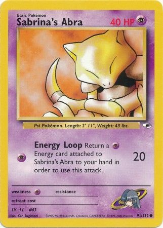 Gym Heroes - 091/132 - Sabrina's Abra