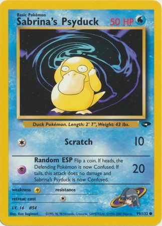 Gym Challenge - 099/132 - Sabrina's Psyduck