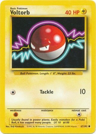 Base Set - 067/102 - Voltorb