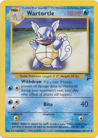Base Set 2 - 063/130 - Wartortle
