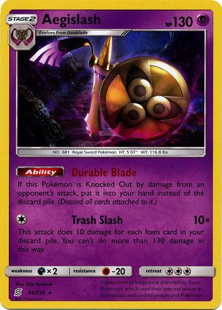 Unified Minds - 095/236 - Aegislash - Holo