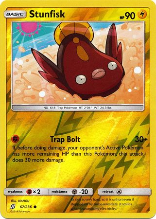 Unified Minds - 067/236 - Stunfisk - Reverse Holo