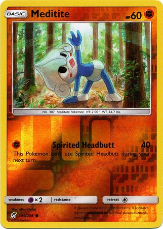 Unified Minds - 109/236 - Meditite - Reverse Holo
