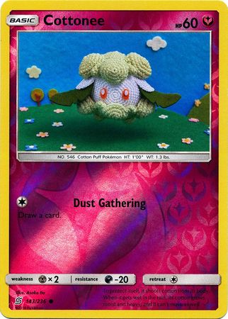 Unified Minds - 143/236 - Cottonee - Reverse Holo