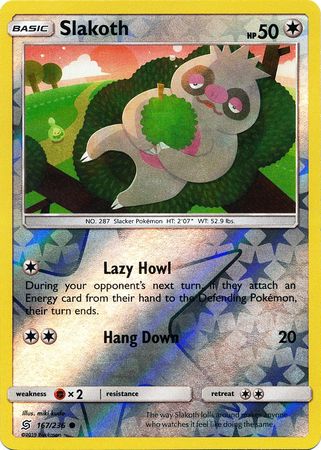 Unified Minds - 167/236 - Slakoth - Reverse Holo