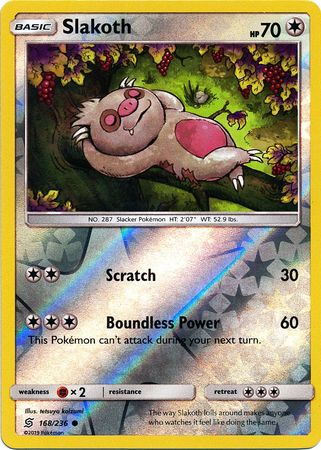 Unified Minds - 168/236 - Slakoth - Reverse Holo