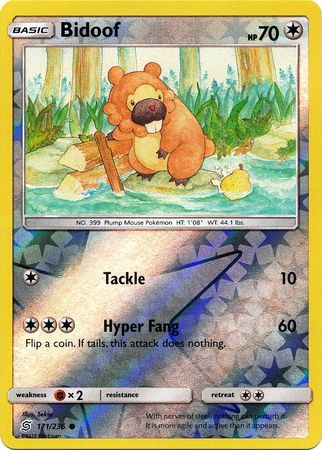 Unified Minds - 171/236 - Bidoof - Reverse Holo