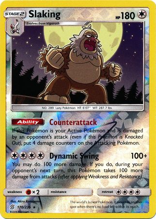 Unified Minds - 170/236 - Slaking - Reverse Holo