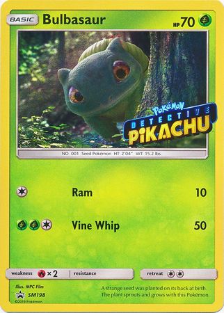 Black Star Promos - SM198 - Bulbasaur - Holo (Movie Stamp)