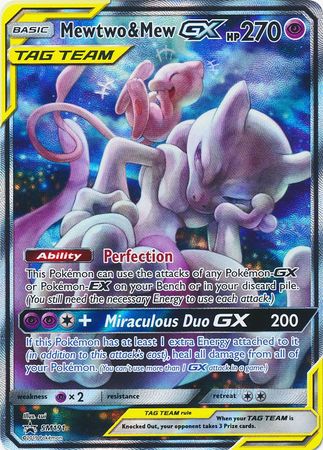 Black Star Promos - SM191 - Mewtwo &amp; Mew GX (Tag Team)