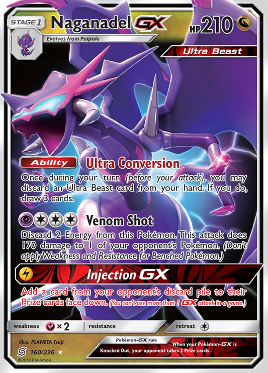 Unified Minds - 160/236 - Naganadel GX