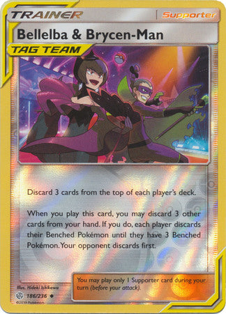 Cosmic Eclipse - 186/236 - Bellelba &amp; Brycen-Man (Tag Team) - Reverse Holo