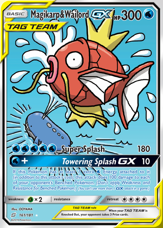 Team Up - 161/181 - Magikarp &amp; Wailord GX (Tag Team)