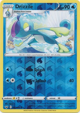 Sword &amp; Shield - 057/202 - Drizzile - Reverse Holo