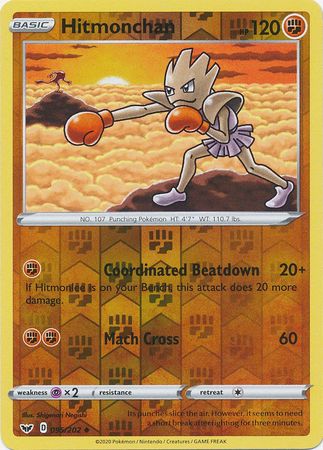 Sword &amp; Shield - 095/202 - Hitmonchan - Reverse Holo