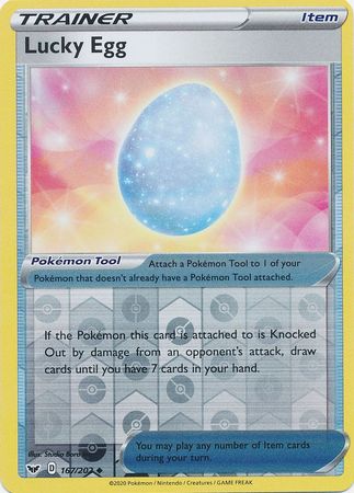 Sword &amp; Shield - 167/202 - Lucky Egg - Reverse Holo