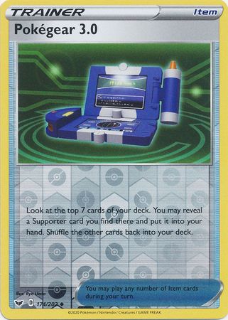 Sword &amp; Shield - 174/202 - Pokégear 3.0 - Reverse Holo