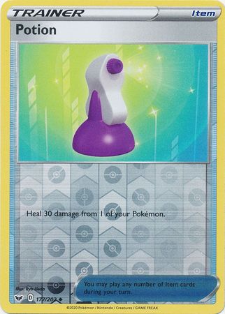 Sword &amp; Shield - 177/202 - Potion - Reverse Holo