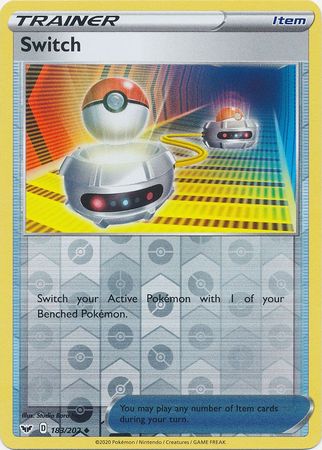 Sword &amp; Shield - 183/202 - Switch - Reverse Holo