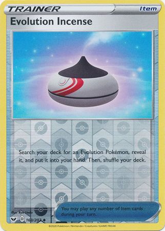 Sword &amp; Shield - 163/202 - Evolution Incense - Reverse Holo