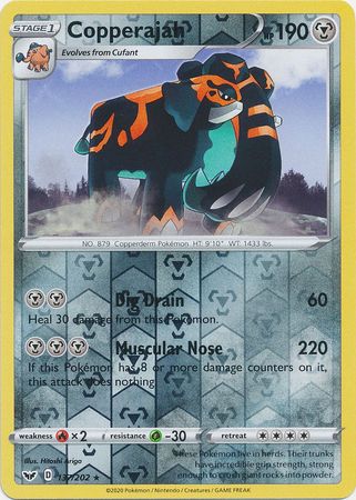 Sword &amp; Shield - 137/202 - Copperajah - Reverse Holo