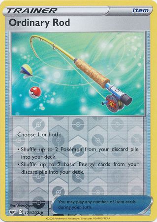 Sword &amp; Shield - 171/202 - Ordinary Rod - Reverse Holo