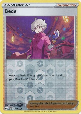 Sword &amp; Shield - 157/202 - Bede - Reverse Holo