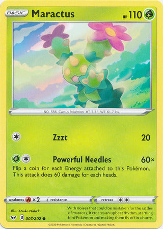 Sword &amp; Shield - 007/202 - Maractus