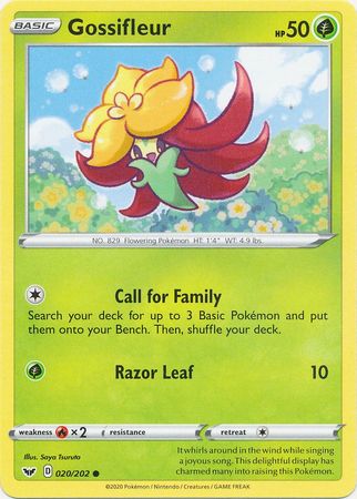 Sword &amp; Shield - 020/202 - Gossifleur