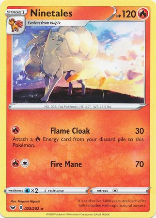 Sword &amp; Shield - 023/202 - Ninetales