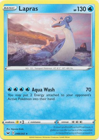Sword &amp; Shield - 048/202 - Lapras