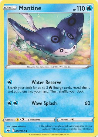 Sword &amp; Shield - 052/202 - Mantine