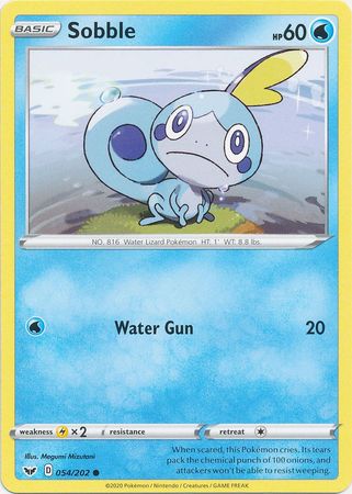 Sword &amp; Shield - 054/202 - Sobble