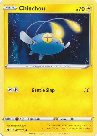 Sword &amp; Shield - 067/202 - Chinchou