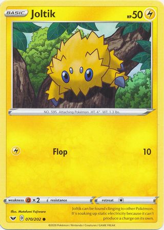 Sword &amp; Shield - 070/202 - Joltik