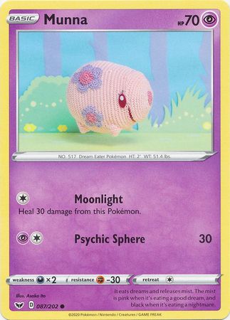 Sword &amp; Shield - 087/202 - Munna
