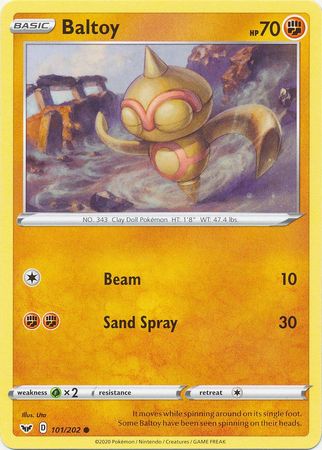 Sword &amp; Shield - 101/202 - Baltoy