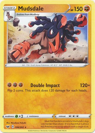 Sword &amp; Shield - 106/202 - Mudsdale