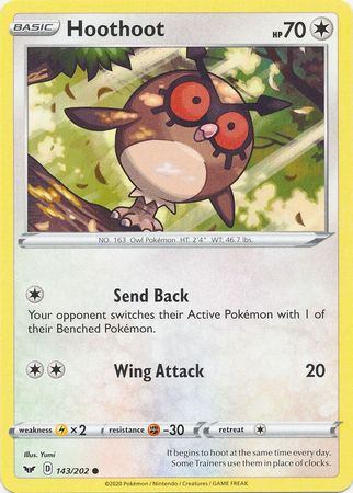 Sword &amp; Shield - 143/202 - Hoothoot