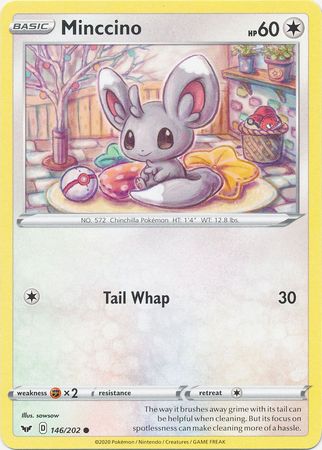 Sword &amp; Shield - 146/202 - Minccino