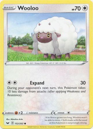 Sword &amp; Shield - 152/202 - Wooloo