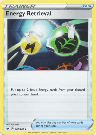 Sword &amp; Shield - 160/202 - Energy Retrieval