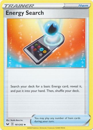 Sword &amp; Shield - 161/202 - Energy Search
