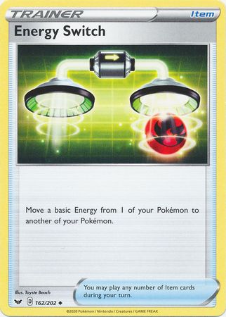 Sword &amp; Shield - 162/202 - Energy Switch