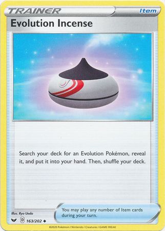 Sword &amp; Shield - 163/202 - Evolution Incense