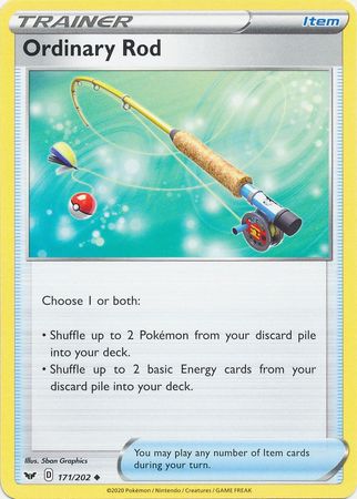 Sword &amp; Shield - 171/202 - Ordinary Rod