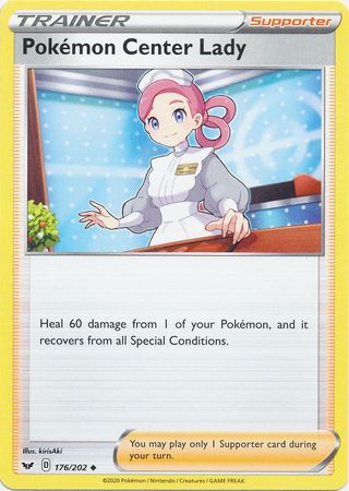 Sword &amp; Shield - 176/202 - Pokémon Center Lady